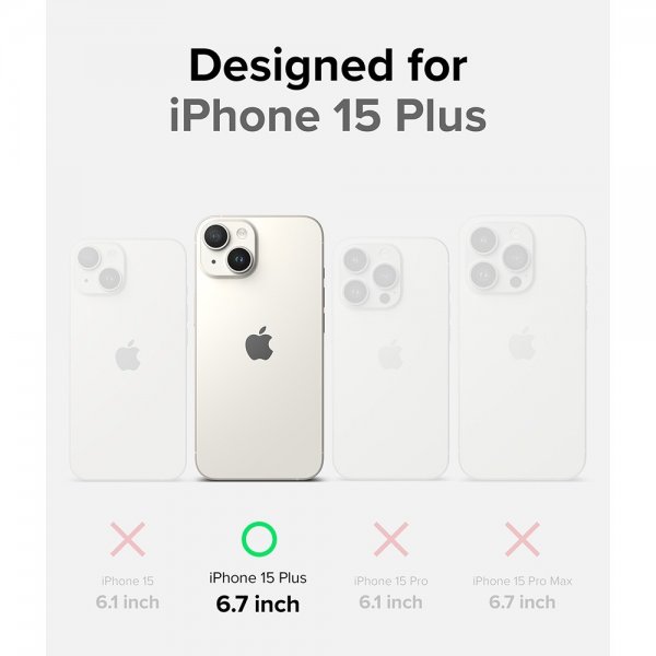 Ringke iPhone 15 Plus Skal Onyx Svart