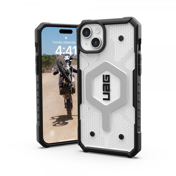 Urban Armor Gear (UAG) iPhone 15 Plus Skal Pathfinder MagSafe Ice