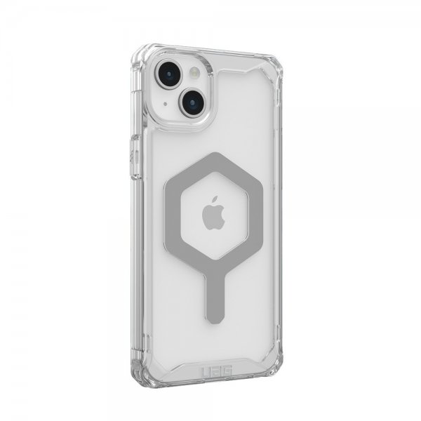 Urban Armor Gear (UAG) iPhone 15 Plus Skal Plyo MagSafe Ice Silver