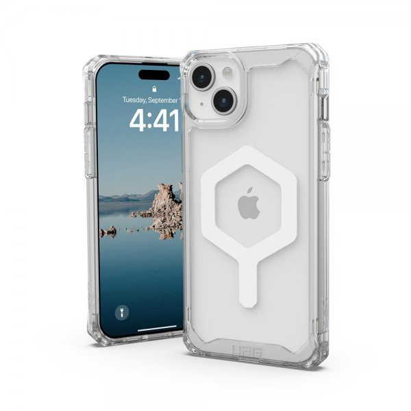 Urban Armor Gear (UAG) iPhone 15 Plus Skal Plyo MagSafe Ice Vit