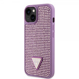 Guess iPhone 15 Plus Skal Rhinestone Lila