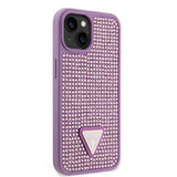 Guess iPhone 15 Plus Skal Rhinestone Lila