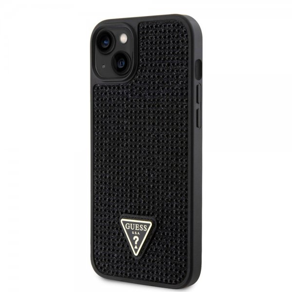 Guess iPhone 15 Plus Skal Rhinestone Svart