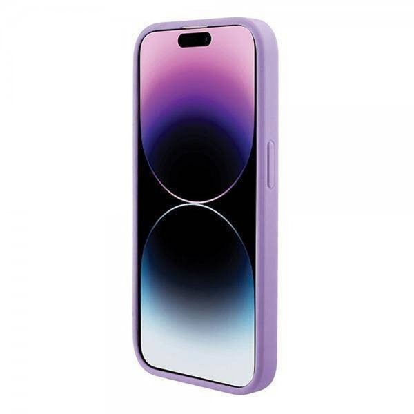 Guess iPhone 15 Plus Skal Saffiano MagSafe Lila