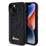 Guess iPhone 15 Plus Skal Sequin Svart
