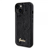 Guess iPhone 15 Plus Skal Sequin Svart