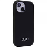 Audi iPhone 15 Plus Skal Silicone Svart