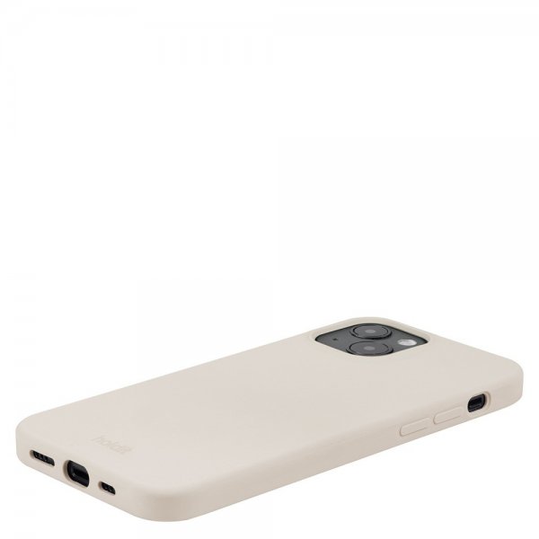 holdit iPhone 15 Plus Skal Silikon Light Beige