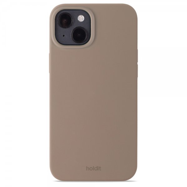 holdit iPhone 15 Plus Skal Silikon Mocha Brown