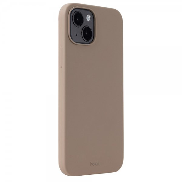 holdit iPhone 15 Plus Skal Silikon Mocha Brown