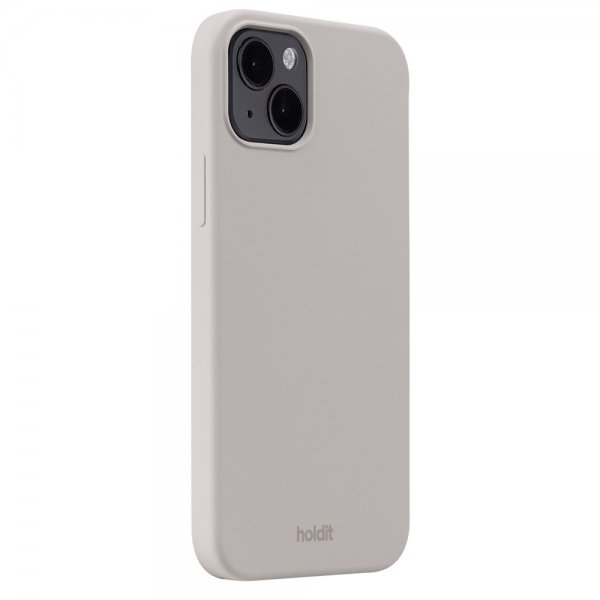 holdit iPhone 15 Plus Skal Silikon Taupe