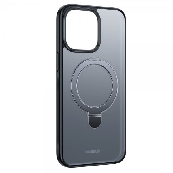 Baseus iPhone 15 Plus Skal Smart Ring Series MagSafe Svart
