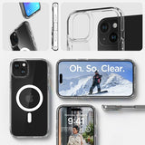 Spigen iPhone 15 Plus Skal Ultra Hybrid MagFit Vit