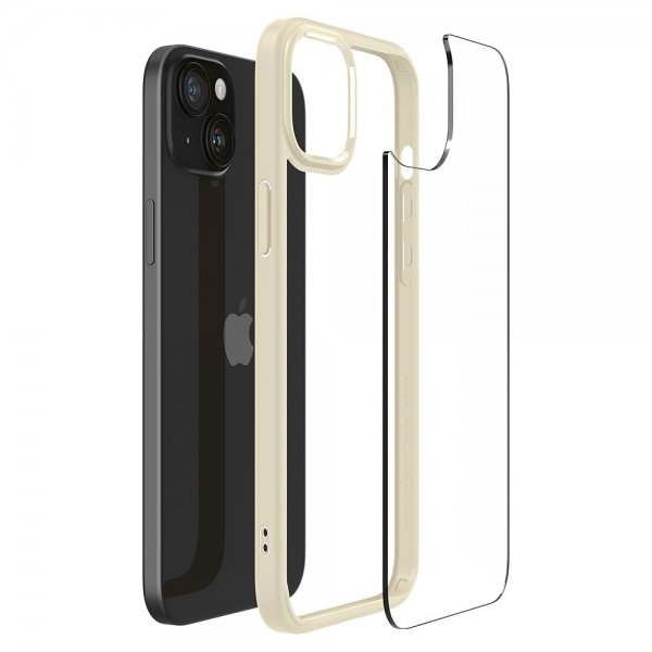 Spigen iPhone 15 Plus Skal Ultra Hybrid Mute Beige