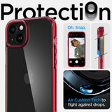 Spigen iPhone 15 Plus Skal Ultra Hybrid Red Crystal