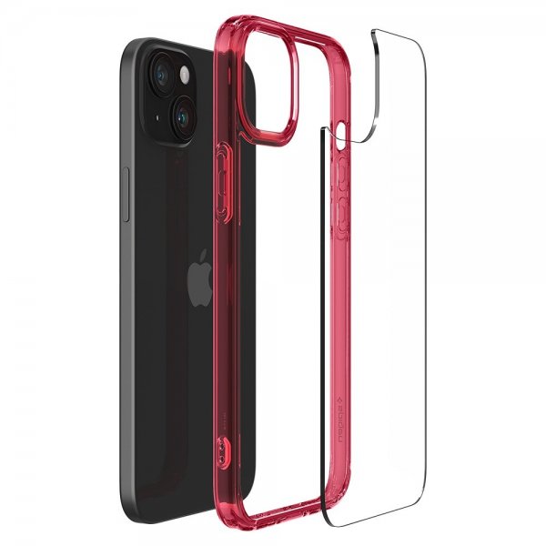 Spigen iPhone 15 Plus Skal Ultra Hybrid Red Crystal