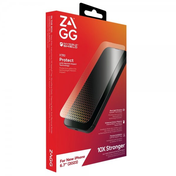 ZAGG InvisibleShield iPhone 15 Plus Skärmskydd Glass XTR3