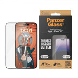 PanzerGlass iPhone 15 Plus Skärmskydd Ultra-Wide Fit EasyAligner