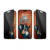 PanzerGlass iPhone 15 Plus Skärmskydd Ultra-Wide Fit Privacy EasyAligner