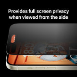 PanzerGlass iPhone 15 Plus Skärmskydd Ultra-Wide Fit Privacy EasyAligner