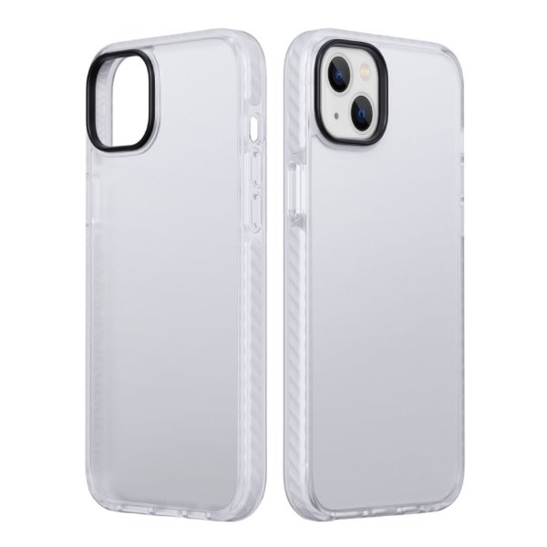 iPhone 15 Plus Skal Stöttålig TPU Vit