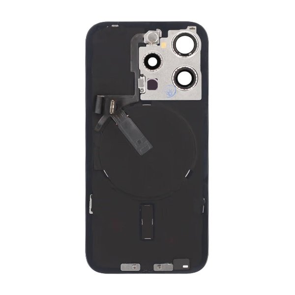 iPhone 15 Pro Baksida Glas Komplett OEM - Titansvart