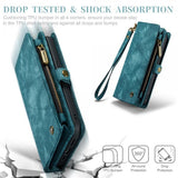 CaseMe iPhone 15 Pro Fodral 008 Series Löstagbart Skal Petrol