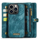 CaseMe iPhone 15 Pro Fodral 008 Series Löstagbart Skal Petrol