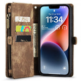 CaseMe iPhone 15 Pro Fodral 008 Series Löstagbart Skal Brun