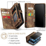 CaseMe iPhone 15 Pro Fodral 008 Series Löstagbart Skal Brun