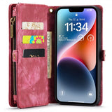 CaseMe iPhone 15 Pro Fodral 008 Series Löstagbart Skal Röd