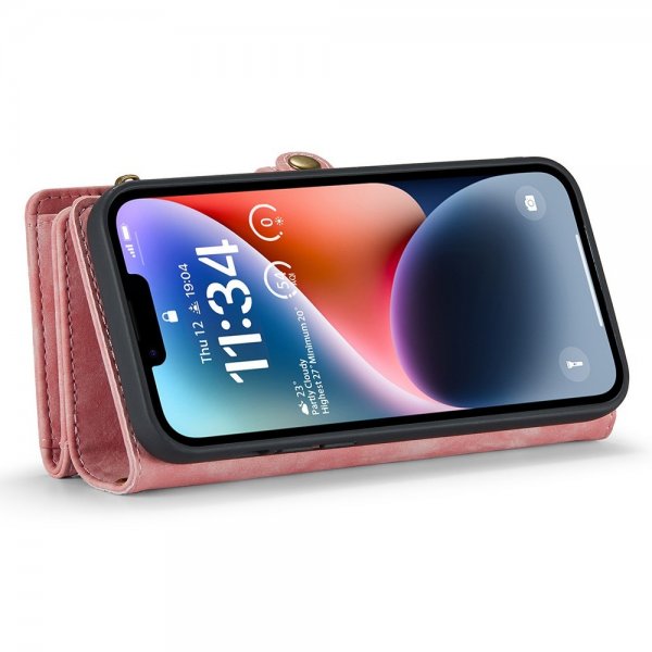 CaseMe iPhone 15 Pro Fodral 008 Series Löstagbart Skal Rosa