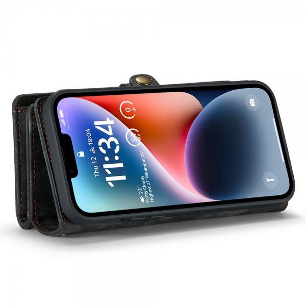 CaseMe iPhone 15 Pro Fodral 008 Series Löstagbart Skal Svart