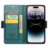 CaseMe iPhone 15 Pro Fodral 023 Series Grön