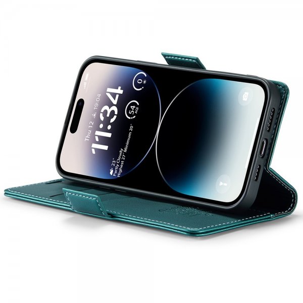 CaseMe iPhone 15 Pro Fodral 023 Series Grön
