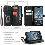 CaseMe iPhone 15 Pro Fodral C30 Series Svart