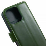 Nordic Covers iPhone 15 Pro Fodral Essential Leather Juniper Green