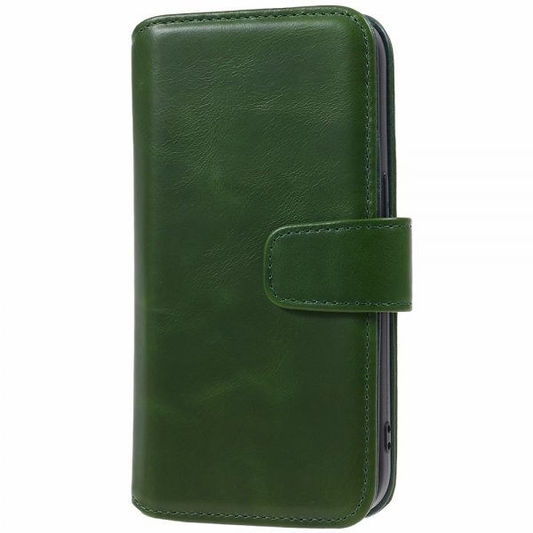 Nordic Covers iPhone 15 Pro Fodral Essential Leather Juniper Green