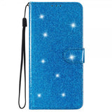 iPhone 15 Pro Fodral Glitter Blå