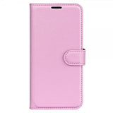 iPhone 15 Pro Fodral Litchi Rosa
