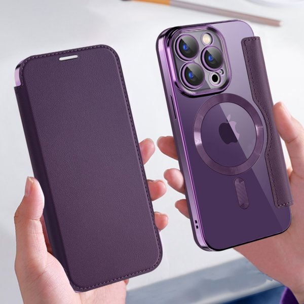 iPhone 15 Pro Fodral MagSafe Lila