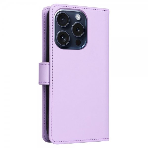 Betopnice iPhone 15 Pro Fodral med Löstagbart Skal 005 Lila