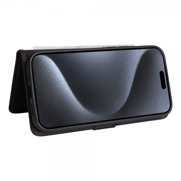 Betopnice iPhone 15 Pro Fodral med Löstagbart Skal 005 Svart