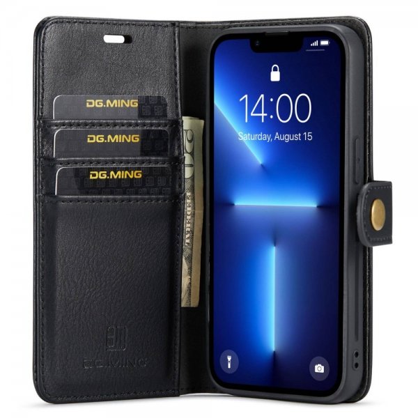 Dg.Ming iPhone 15 Pro Fodral med Löstagbart Skal Svart