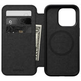 Nomad iPhone 15 Pro Fodral Modern Leather Folio Brun