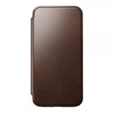 Nomad iPhone 15 Pro Fodral Modern Leather Folio Horween Rustic Brown