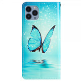iPhone 15 Pro Fodral Motiv Blå Fjäril