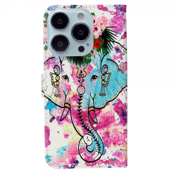 iPhone 15 Pro Fodral Motiv Elefantmönster