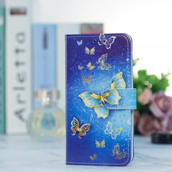 iPhone 15 Pro Fodral Motiv Gyllene Fjäril