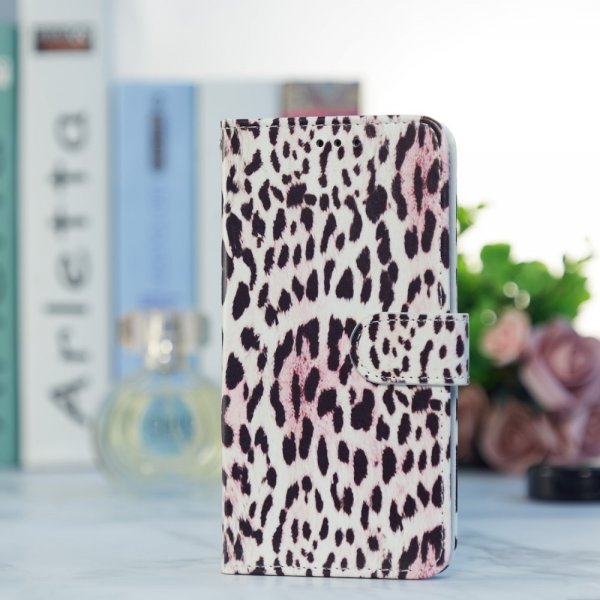 iPhone 15 Pro Fodral Motiv Leopardmönster